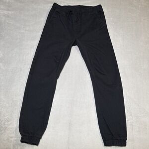 Southpole Flex The Movement Black Jogger Pants Elastic Waist Size Medium 29" Ins
